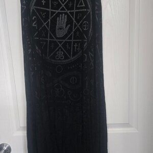 Killstar occult maxi skirt